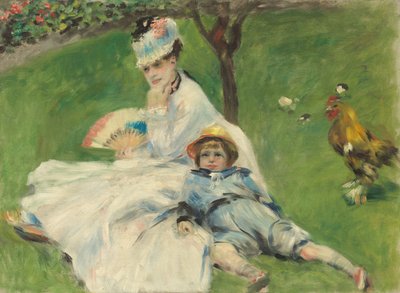 Madame Monet y su hijo de Pierre Auguste Renoir