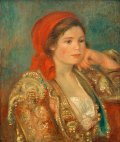 Niña con chaqueta española de Pierre Auguste Renoir