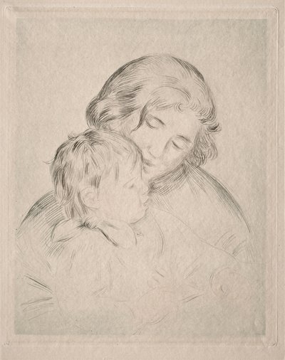Madre e hijo de Pierre Auguste Renoir