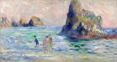 Bahía de Moulin Huet, Guernsey, ca. 1883 de Pierre Auguste Renoir