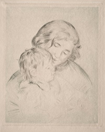 Madre e hijo de Pierre Auguste Renoir
