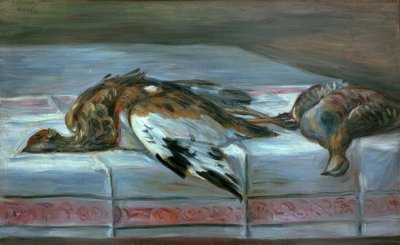 Naturaleza muerta con faisán y perdiz de Pierre Auguste Renoir