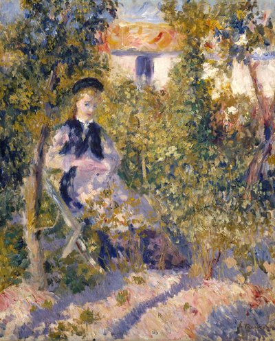 Nini en el jardín de Pierre Auguste Renoir