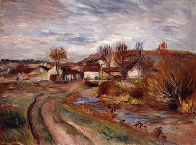 Paisaje en Normandía de Pierre Auguste Renoir