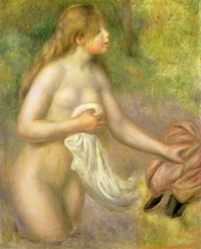 Desnudo en el arroyo de Pierre Auguste Renoir
