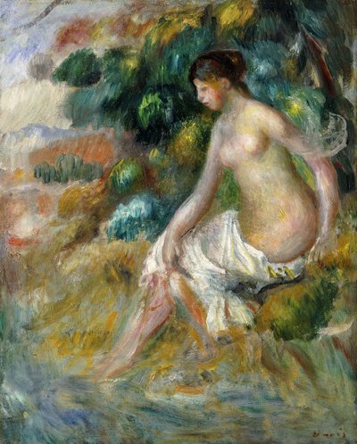Desnudo en un bosque, 1887 de Pierre Auguste Renoir
