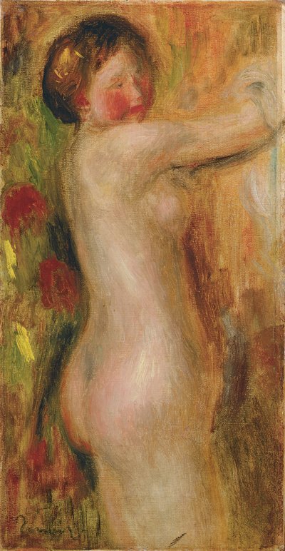 Desnudo con brazo levantado de Pierre Auguste Renoir