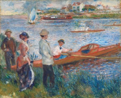 Remeros en Chatou, 1879 de Pierre Auguste Renoir