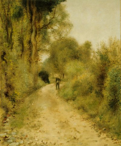 En el camino de Pierre Auguste Renoir