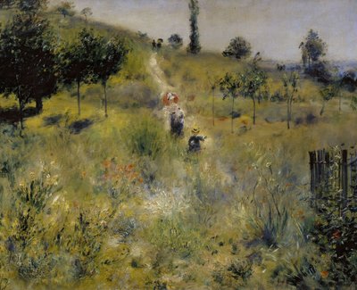 Camino que Conduce a Través de Hierba Alta de Pierre Auguste Renoir