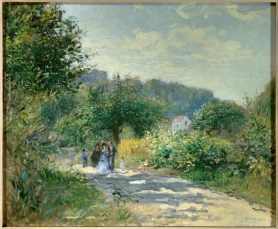 Camino a Louveciennes de Pierre Auguste Renoir