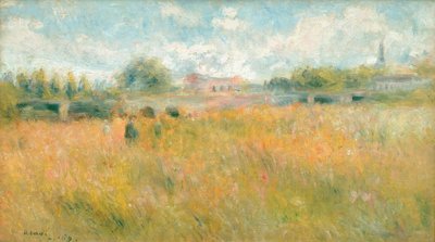 Paisaje a la orilla del Sena en Rueil de Pierre Auguste Renoir