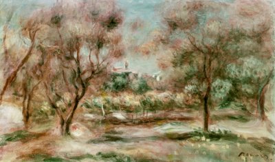 Paisaje de Grasse de Pierre Auguste Renoir