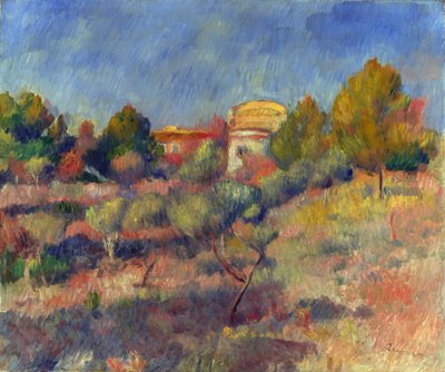 Pigeonnier (colombier) a Bellevue (Pigeon Coop en Bellevue) - Óleo sobre lienzo de Pierre Auguste Renoir (1841-1919) Colección privada de Pierre Auguste Renoir