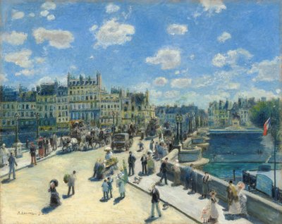 Pont Neuf, París, 1872 de Pierre Auguste Renoir