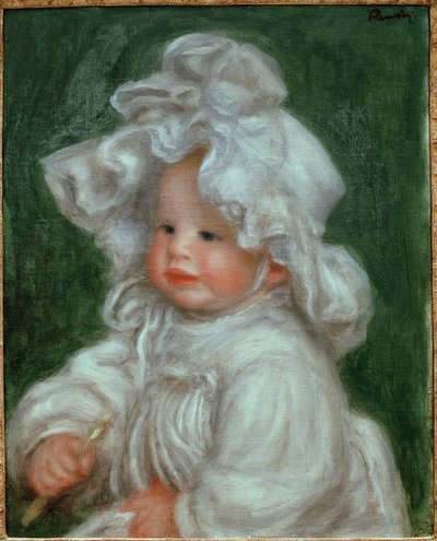 Retrato de Claude Renoir. Coco con Charlotte de Pierre Auguste Renoir