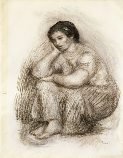 Retrato de Gabrielle de Pierre Auguste Renoir