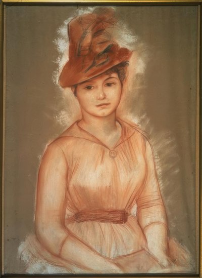 Retrato de una mujer de Pierre Auguste Renoir
