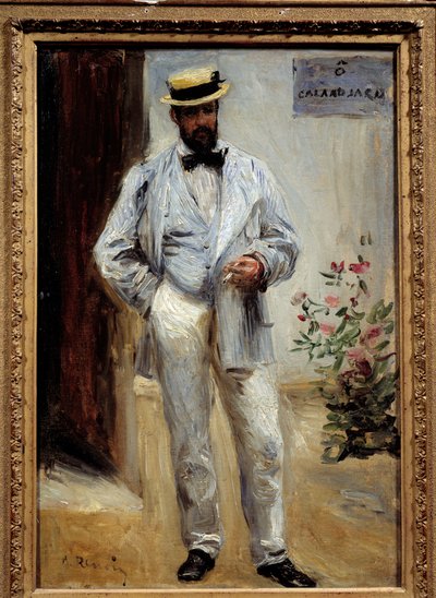 Retrato de cuerpo entero de Charles Le Coeur (1830-1906), arquitecto francés de Pierre Auguste Renoir
