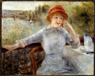 Retrato de Alphonsine Fournaise de Pierre Auguste Renoir