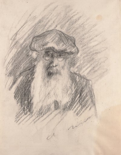 Retrato de Camille Pissarro, c.1893-94 de Pierre Auguste Renoir