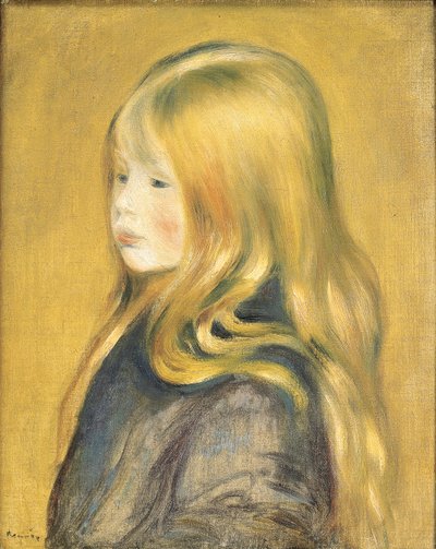 Retrato de Edmond Renoir, Jr., 1888 de Pierre Auguste Renoir