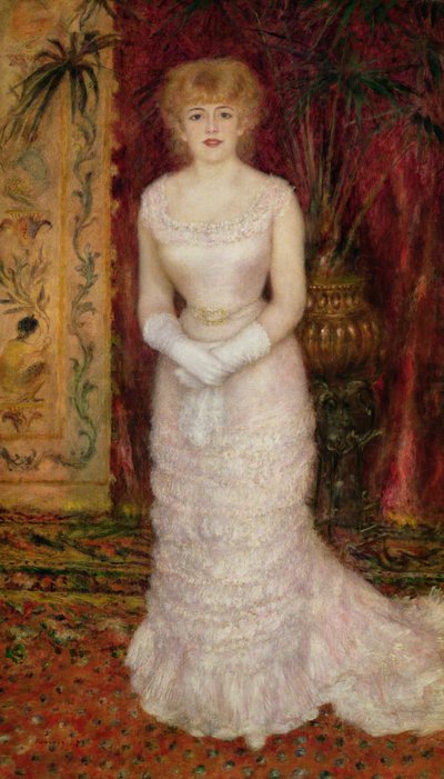Retrato de Jeanne Samary, 1878 de Pierre Auguste Renoir