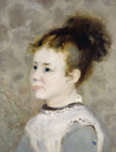 Retrato de Jeanne Sisley, 1875 de Pierre Auguste Renoir