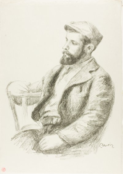 Retrato de Louis Valtat de Pierre Auguste Renoir