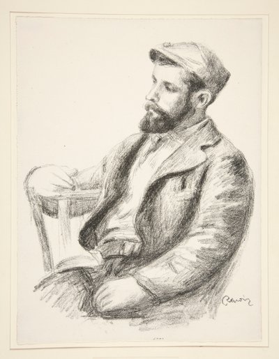 Retrato de Luis Valtat de Pierre Auguste Renoir