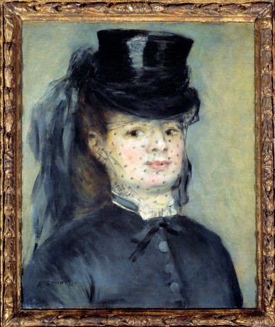 Retrato de Madame Darras, née Henriette Oudiette, esposa del Capitán Paul Darras de Pierre Auguste Renoir