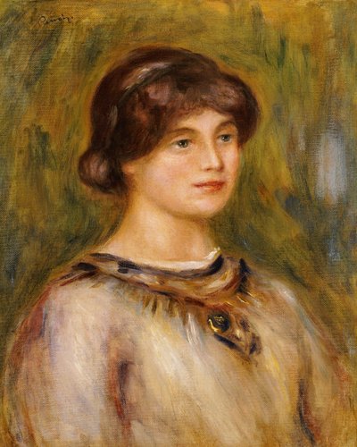 Retrato de Marie Lestringuez de Pierre Auguste Renoir