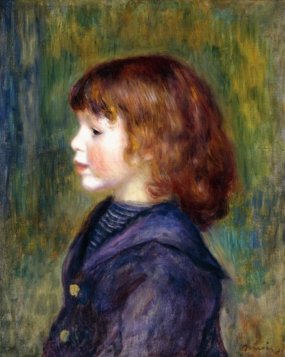 Retrato de Pierre Renoir con traje de marinero, 1890 de Pierre Auguste Renoir