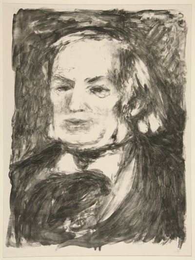 Retrato de Richard Wagner de Pierre Auguste Renoir