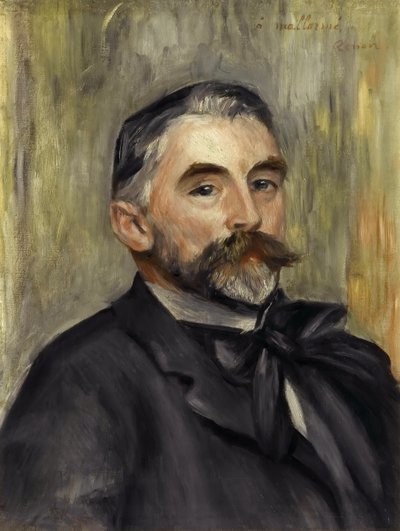 Retrato de Stéphane Mallarmé de Pierre Auguste Renoir