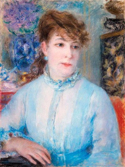Retrato de una mujer de Pierre Auguste Renoir
