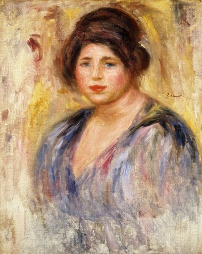 Retrato de una mujer de Pierre Auguste Renoir