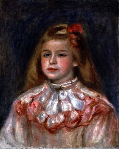 Retrato de una Joven, c.1895 de Pierre Auguste Renoir