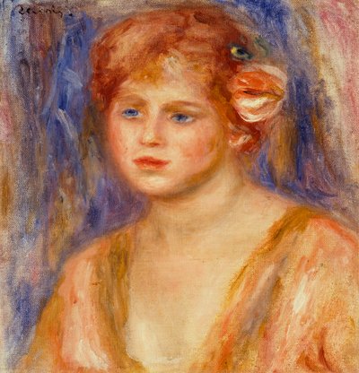 Retrato de una niña de Pierre Auguste Renoir