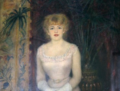 Retrato de la actriz Jeanne Samary, 1878 de Pierre Auguste Renoir