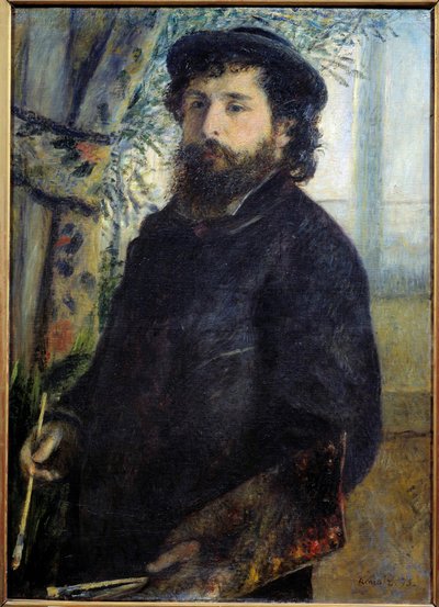 Retrato del pintor Claude Monet (1840-1926) de Pierre Auguste Renoir