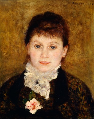 Retrato de mujer de Pierre-Auguste Renoir (1841-1919) de Pierre Auguste Renoir