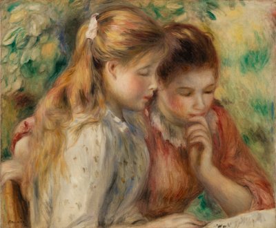 Lectura (La Lecture) de Pierre Auguste Renoir