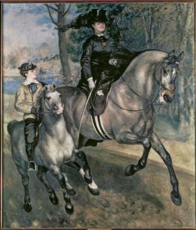 Amazona en el Bois de Boulogne de Pierre Auguste Renoir