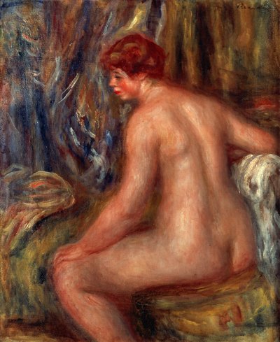 Bañista sentado de Pierre Auguste Renoir