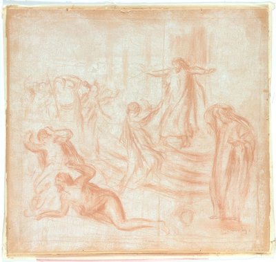 Boceto de Edipo Rey de Pierre Auguste Renoir