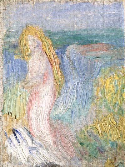 Pequeño estudio para un desnudo, 1882 de Pierre Auguste Renoir