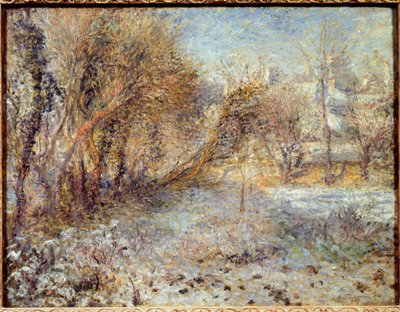 Paisaje nevado de Pierre Auguste Renoir