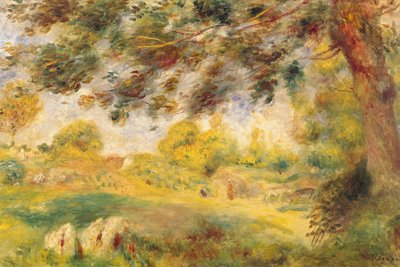 Paisaje de primavera de Pierre Auguste Renoir