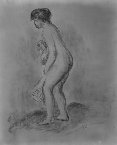 Bañista de pie, 1896 de Pierre Auguste Renoir